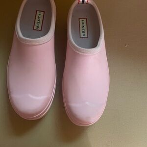 Hunter clogs good condition